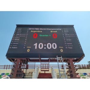 Outdoor Full Color LED Display SCX LED HD Fixed Install P6 960*960mm Waterproof