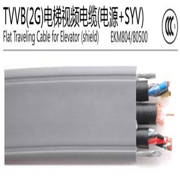 Shielded Flat Travel Cable 64cores with Coaxial Cable