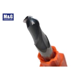 Two Flute Solid Carbide End Mill Bit Straight Shank Corner Rounding End Mill