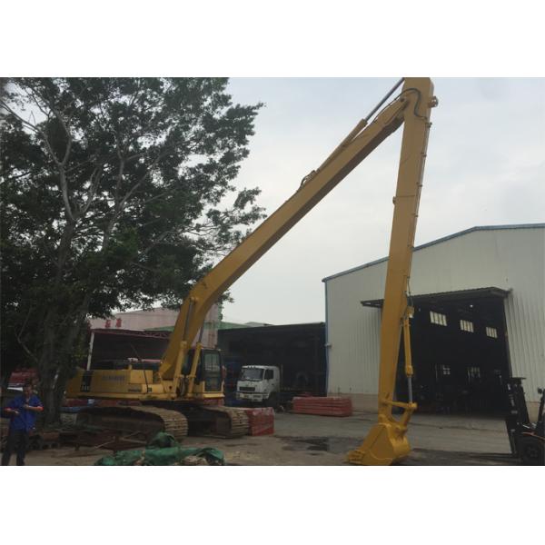 High Security Excavator Long Boom For Komatsu PC350 With 21 Meters And 4 Ton Counterweight