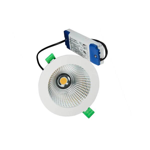 1688 Lumen 26W Bridgelux COB LED Down Light 200 - 240VAC With 50°