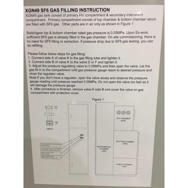 XGN49 40.5kV SF6 Gas Insulated Metal-clad Switchgear for Indoor Power Distribution