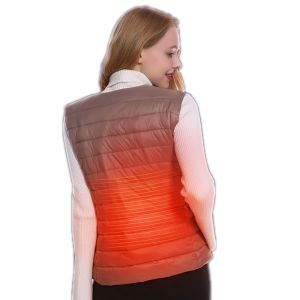 Warming Elctric Heated Down Vest Usb Charging Far Infrared Unisex