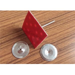 50x50mm Base Rock wool Self Adhesive Insulation Pins For HVAC System