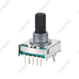 17mm Plastic Rotary Multi Way Shaft Switch Standard