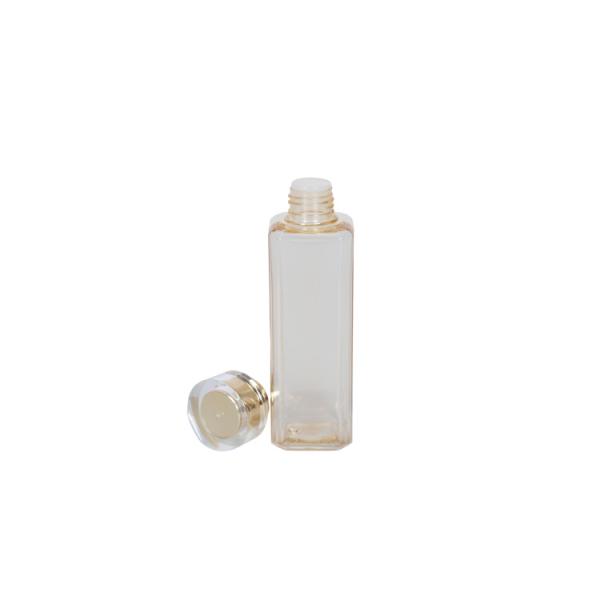 30ml 180ml PETG Makeup Remover Bottle Square Right Angle