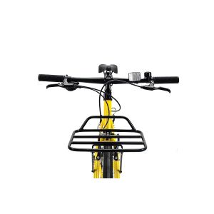 38Cx700C 21 Speed Womens Hybrid Bike Yellow Crmoly