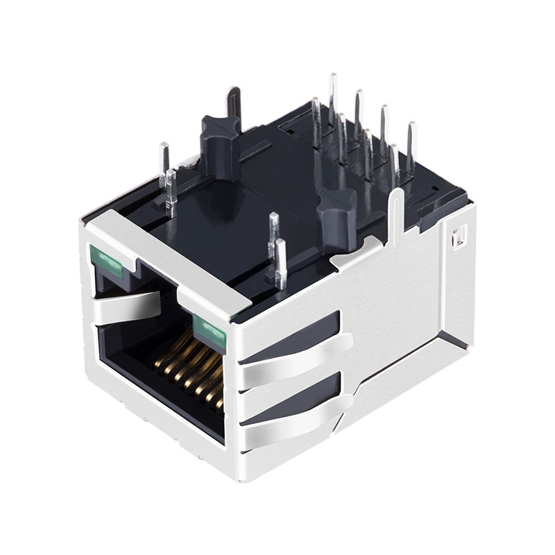 J0011D21E | LPJ0011ACNL RJ45 Modular Jack ,Right Angle 100Base-T