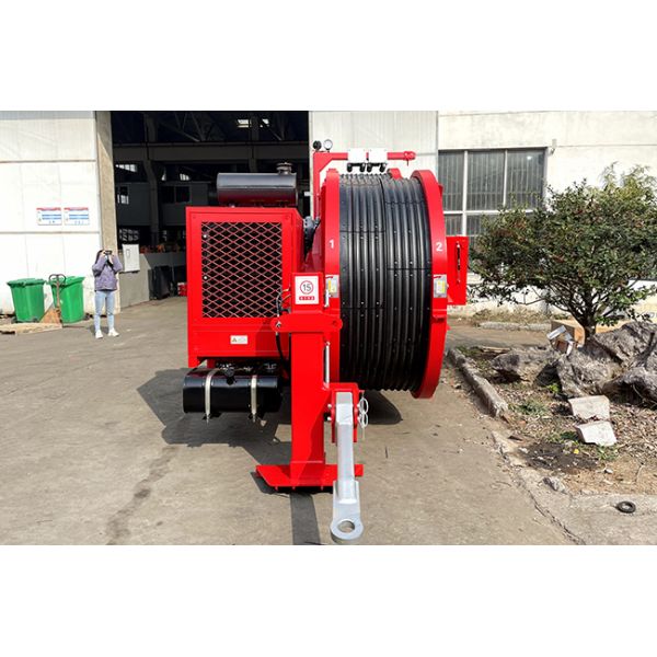 Max Continuous Tension 2x40kN Stringing Equipment Cable Hydraulic Tensioner