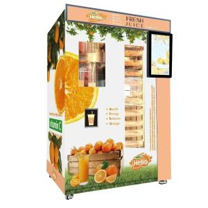Automatic Orange Juice Vending Machine with LCD Display