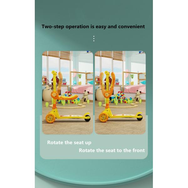 Balance Children's Car Adventure Ride On Scooter Bike for 2-6 Years Old Boys and Girls