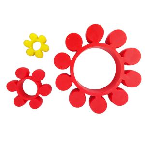 MT Flexible Rotex Coupling Inserts Rubber Cushion Plum Blossom Pad