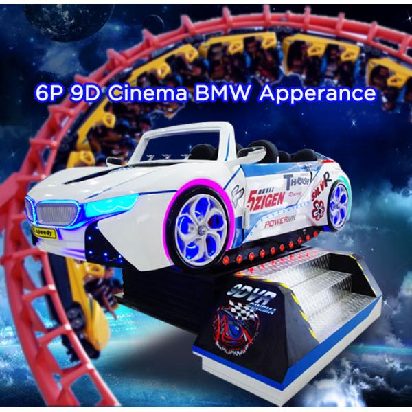 6 Seats 9D Virtual Reality Cinema Simulator BMW Appearance Deepoon E3 Glasses