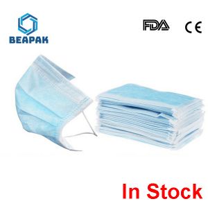 Quality Protective Facial 3 Ply Surgical Mask , Face Mask Earloop 3 Ply Soft Fabric for sale