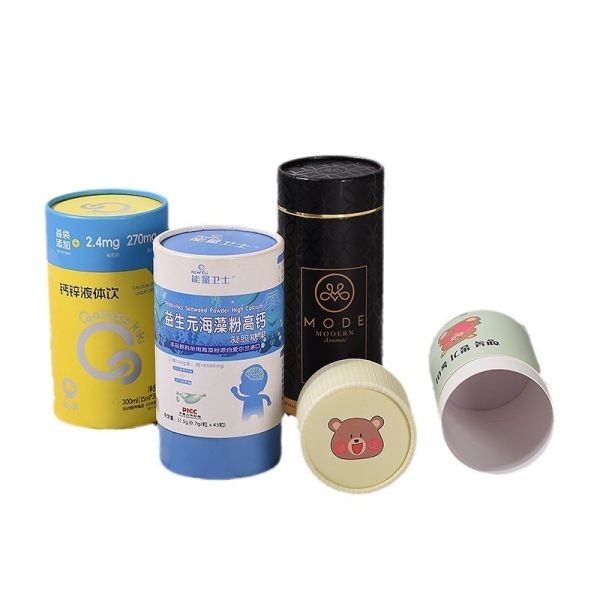 Custom Beauty Cosmetics Cylindrical Paper Tube Packaging Including Express Shipment Providing Durable and Sustainable Packaging Solutions