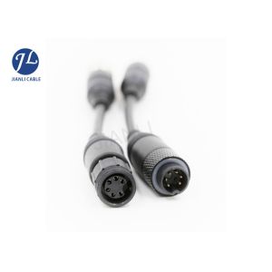 Germany Waeco Backup Camera Cable , 6 Pin Extension Cable For Cctv Camera System
