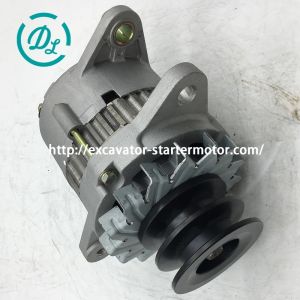 EexcavaStart Komatsu 6D105 24V 35A Alternator OEM 0-33000-5840 0-33000-5850