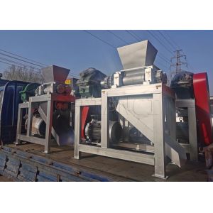 Stainless Steel Chemical Fertilizer Granulating Machine Double Roller Press