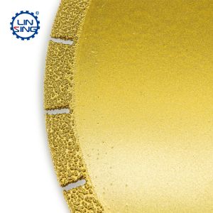 144 Teeths D180MM Vacuum Brazed Diamond Blade Edger in Circular Saw