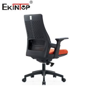 Mid Back Executive Mesh Chair With Ergonomic Armrests And Casters