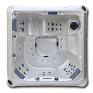 Improve Sleep Relax Muscles Hot Tub With Overflow Fountain Outdoor