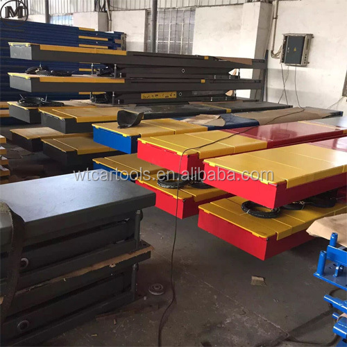 61"/1550mm Platform Length 3 Tons Portable Car Lift With Double Cylinder