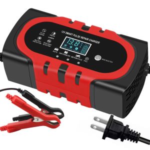 Quality LCD Display 12V10A Rechargeable Smart Fast Car Battery Charger for Home Security System and Fast Charging Speed for sale