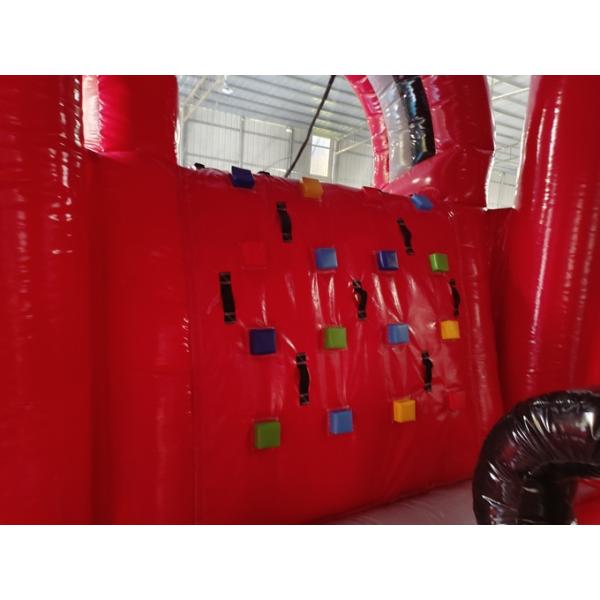 Outdoor Inflatable Castle Combo Race Cars Cartoon Movies Inflatable Bouncer With Slide Combo Inflatable Bounce House