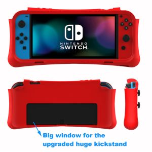 Protective Case HOXC Nintendo Switch OLED Silicone Protective Case, Fully