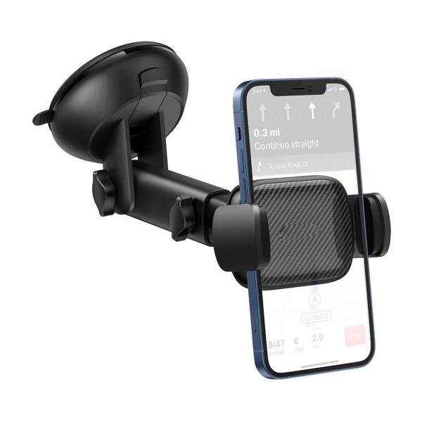 Buy Windscreen Car Dashboard Phone Mount Suction Cup 76mm Long Arm at wholesale prices