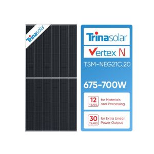 China Trina Solar Vertex Dual Glass Module TSM-NEG21C.20 670w 675w 680w 685w 690w 695w on sale