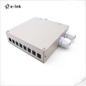 8 Ports DIN-Rail Fiber Splice Box
