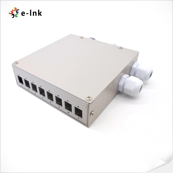 Buy 8 Ports DIN-Rail Fiber Splice Box at wholesale prices