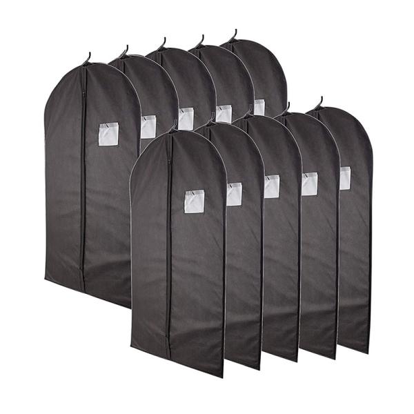 Buy Classic Black Garment Bag With Dust And Moisture Protection Function at wholesale prices