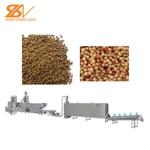 Large Capacity Twin Screw Fish Feed Extruder Fish Feed Pellet Machine