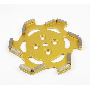 4 Inch Concrete Grinding Disc / Wheel Hard Bond With Multiple 220mm Holes
