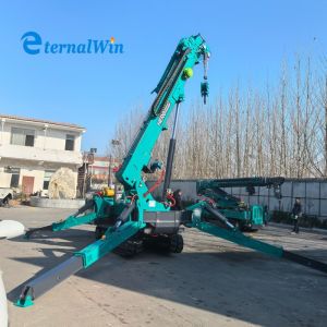 250 KW Engine Powered 3 Ton Spider Crane with 11 M Max Working Radius