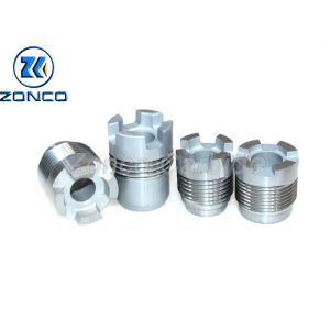 Cemented Cross Groove Thread Nozzle For PDC Drill Bits