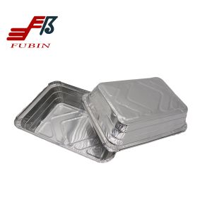 Biodegradable Aluminium Foil Food Container for Kitchen FDA approval