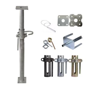 Support Function Adjustable Steel Prop Telescopic Scaffolding Props With Heavy