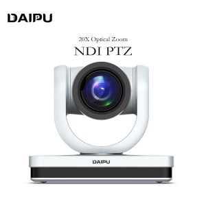 PTC-20N NDI HX2 PoE HD-MI 3G-SDI 4K30 UHD IP Auto Tracking PTZ Camera Stream
