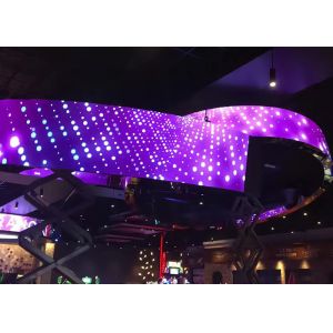 UHD P1.538 Indoor AD Curved Soft LED Display With High Brightness