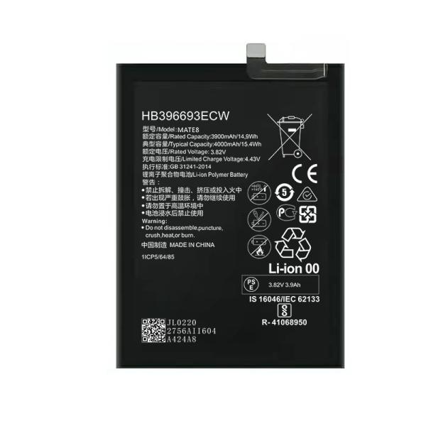Buy HB396693ECW Huawei Mate 8 Battery Replacement Black / White at wholesale prices