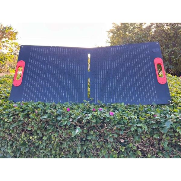 Buy Up To 23.5% Efficient Foldable Solar Charger with Dual Fold and Enhanced Weatherproofing at wholesale prices