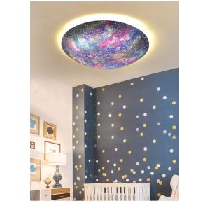 Modern Creative Cartoon Ceiling Lights Planet Bedroom Boys And Girls Space