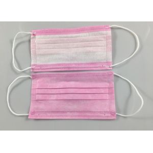 Pink Elastic Ear Loops BFE95 Civil Disposable Nose Mask