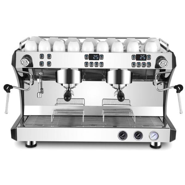 Buy Cafe Shop Corrima Coffee Machine Double Group Multi Boiler 550ml 3 In 1 Coffee Maker at wholesale prices