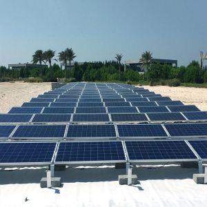 China Residential HDG Tilt Up Penetrated Flat Roof PV Mounting Systems on sale