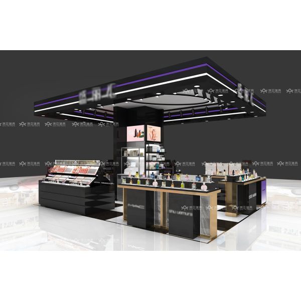 BKC010 Cosmetic Shop Cabinet Perfume Kiosk Beauty Kiosk Display For Perfume Store Display Furniture