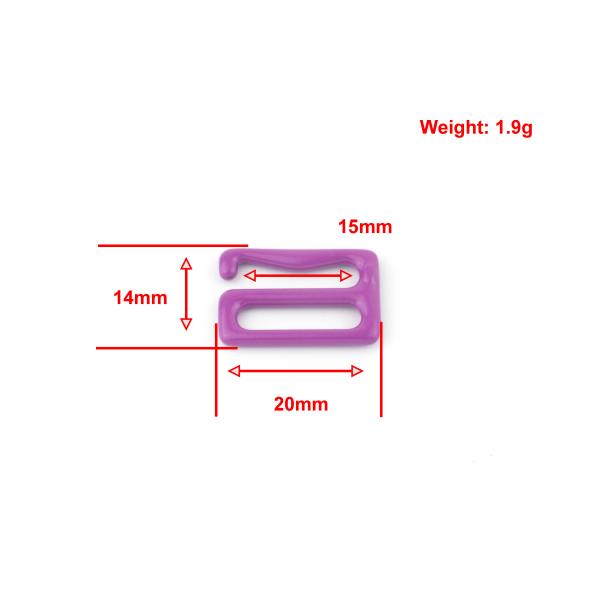 Professional Metal Adjuster Buckle , Fashion Design 1 Inch Slide Buckle Different Size